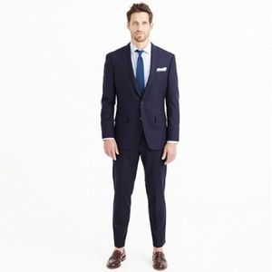 J Crew Men’s Crosby Suit, Italian Wool, Dark Navy